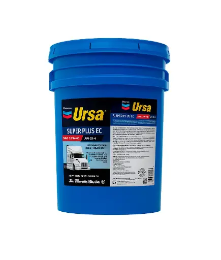 [257005PGC] ACEITE MOTOR DIESEL  URSA SUPER + EC CHEVRON 15W40 CK-4 (BAL 5GAL) 651755 / 651765 / 257005PGC